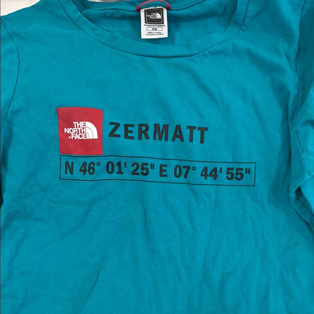 The North Face Zermatt Teal T-Shirt
